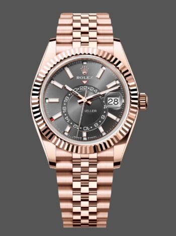 Rolex Sky Dweller 42 mm Oro Everose y esfera gris pizarra M336935-0008