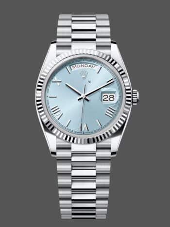 Rolex Day Date 128236 0018 Esfera romana azul hielo