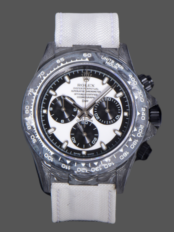 Reloj Rolex Daytona Cosmograph DIW con movimiento de fábrica, diseño 40 de fibra de carbono