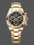 Rolex Daytona 40 mm, yellow gold Oyster bracelet with black dial 126508 0004