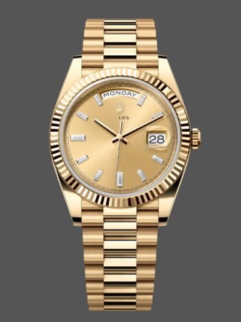 Rolex Day Date 40 Yellow gold Champagne dial m228238 0005