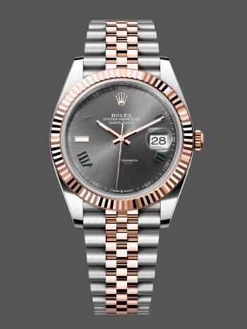 Rolex Datejust 41 Everose Gold Oystersteel Gray dial m126331 0016