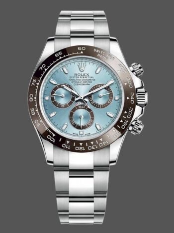 Rolex Cosmograph Daytona 116506 0001 50th Anniversary Replica Ice Blue Dial 40mm Men's