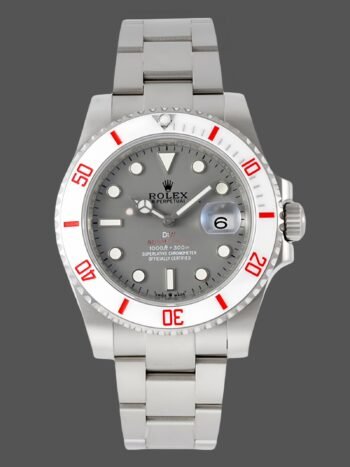 Rolex DIW Submariner Date Sandblasted 116610 Edición Limitada 904L Esfera Gris 40 mm