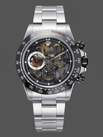Rolex Daytona 116520 Artisans by Gen??ve La Barrichello Skeleton 40mm steel replica watch