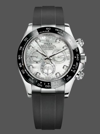 Réplica del reloj Rolex Cosmograph Daytona 116519 para hombre, esfera de nácar, 40 mm