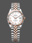 Reloj Rolex Datejust 31 con esfera blanca y números romanos 278271 0002