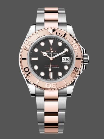 Réplica del Rolex Yacht-Master 126621 EverRose Gold Black Dial 40 mm para hombre